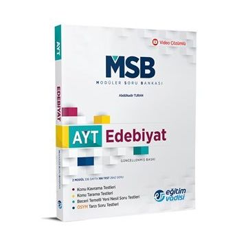 2020 Ayt Türk Dili Ve Edebiyatı Modüler Soru Bankası Video Çözümlü-Eğitim Vadisi