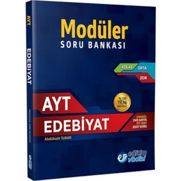 2020 Ayt Türk Dili Ve Edebiyatı Modüler Soru Bankası Video Çözümlü-Eğitim Vadisi