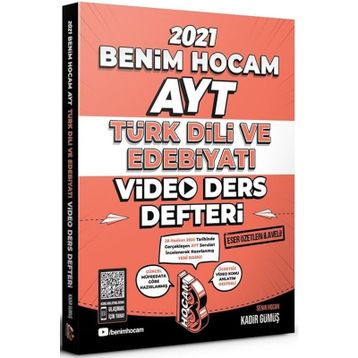 2020 AYT Türk Dili ve Edebiyatı Video Ders Notları Benim Hocam Yayınları