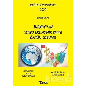 2020 Cat Of Economics Türkiye nin Sosyo-Ekonomik Yapısı Özgün Sorular - Gözde Oktay Temsil Yayınları