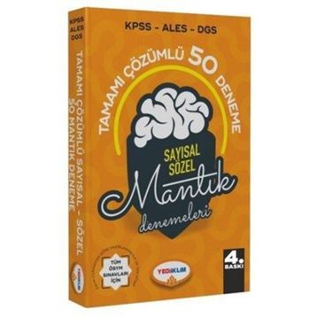 2020 KPSS ALES DGS Sayısal Sözel Mantık Tamamı Çözümlü 50 Deneme Yediiklim Yayınları