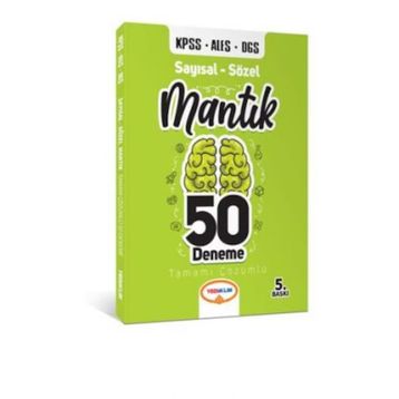 2020 KPSS ALES DGS Sayısal Sözel Mantık Tamamı Çözümlü 50 Deneme Yediiklim Yayınları
