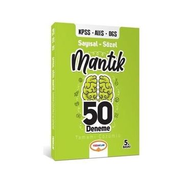 2020 KPSS ALES DGS Sayısal Sözel Mantık Tamamı Çözümlü 50 Deneme Yediiklim Yayınları