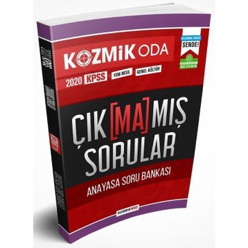 2020 KPSS Anayasa Çıkmamış Sorular Soru Bankası Kozmik Oda Yayınları