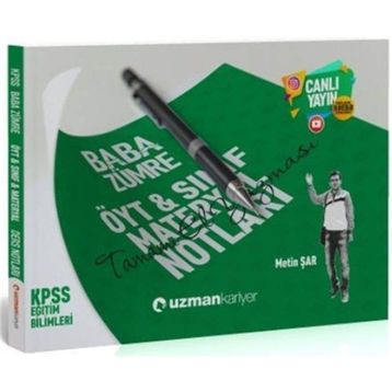 2020 KPSS Baba Zümre Ölçme ve Program