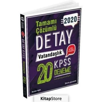 2020 KPSS Detay Tarih Tamamı Çözümlü 20 Deneme Tercih Akademi Yayınları