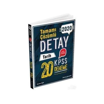 2020 KPSS Detay Tarih Tamamı Çözümlü 20 Deneme Tercih Akademi Yayınları
