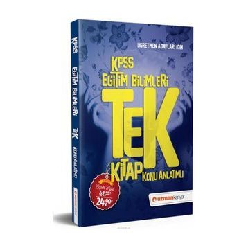 2020 KPSS Eğitim Bilimleri Tek Kitap Konu Anlatımlı - Uzman Kariyer Yayınları