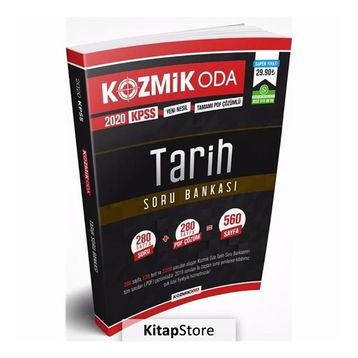 2020 KPSS Kozmik Oda Tarih Soru Bankası Kollektif Kozmik Oda Yayıncılık