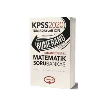 2020 KPSS Matematik Bumerang Tamamı Çözümlü Soru Bankası Yediiklim Yayınları