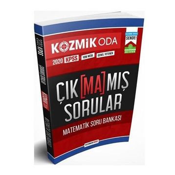 2020 KPSS Matematik Çıkmamış Sorular Soru Bankası Kozmik Oda Yayınları