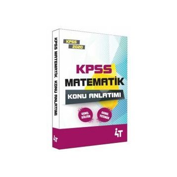 2020 KPSS Matematik Konu Anlatımı - 4t Yayınları