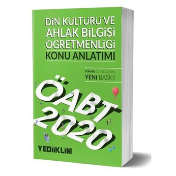 2020 KPSS ÖABT Din Kültürü ve Ahlak Bilgisi Öğretmenliği Konu Anlatımı Yediiklim Yayınları