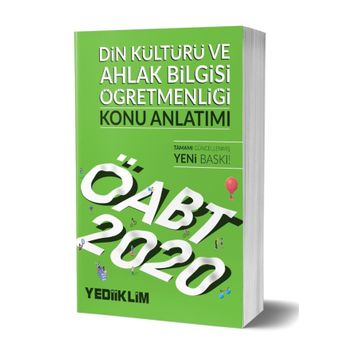 2020 KPSS ÖABT Din Kültürü ve Ahlak Bilgisi Öğretmenliği Konu Anlatımı Yediiklim Yayınları