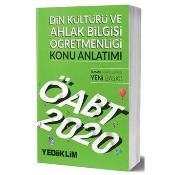 2020 KPSS ÖABT Din Kültürü ve Ahlak Bilgisi Öğretmenliği Konu Anlatımı Yediiklim Yayınları