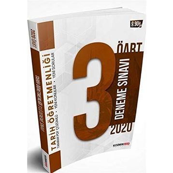 2020 KPSS ÖABT Tarih Öğretmenliği Pdf Çözümlü Üçlü Deneme Seti Kollektif Kozmik Oda Yayıncılık