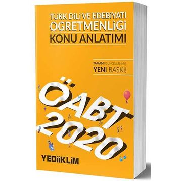 2020 KPSS ÖABT Türk Dili ve Edebiyatı Öğretmenliği Konu Anlatımı Yediiklim Yayınları