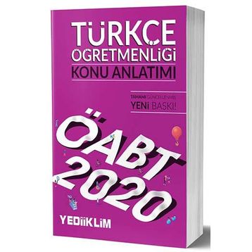 2020 KPSS ÖABT Türkçe Öğretmenliği Konu Anlatımı Yediiklim Yayınları