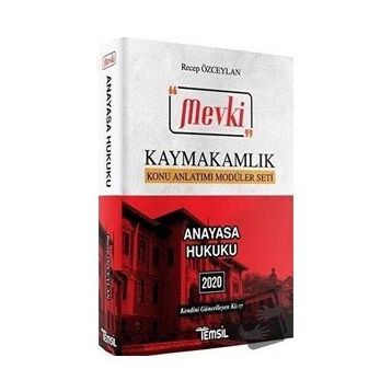 2020 MEVKİ Kaymakamlık Anayasa Hukuku Konu Anlatımı Temsil