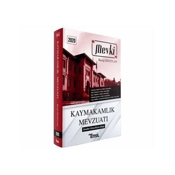 2020 Mevki Kaymakamlık Mevzuatı - Recep Özceylan - Temsil Kitap Yayınları