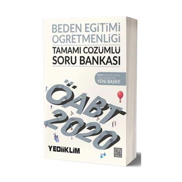 2020 ÖABT Beden Eğitimi Öğretmenliği Tamamı Çözümlü Soru Bankası Yediiklim Yayınları