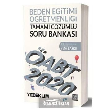 2020 ÖABT Beden Eğitimi Öğretmenliği Tamamı Çözümlü Soru Bankası Yediiklim Yayınları