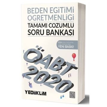 2020 ÖABT Beden Eğitimi Öğretmenliği Tamamı Çözümlü Soru Bankası Yediiklim Yayınları