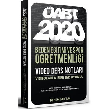 2020 Öabt Beden Eğitimi ve Spor Öğretmenliği Video Ders Notları-Benim Hocam Yayınları