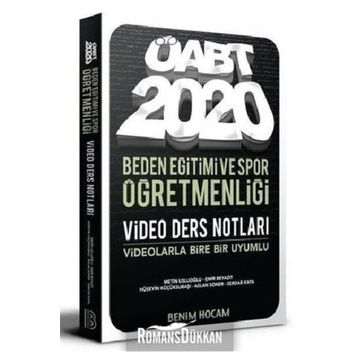 2020 Öabt Beden Eğitimi ve Spor Öğretmenliği Video Ders Notları-Benim Hocam Yayınları