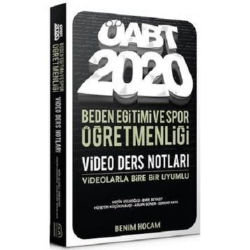 2020 Öabt Beden Eğitimi ve Spor Öğretmenliği Video Ders Notları-Benim Hocam Yayınları