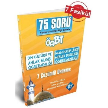 2020 Öabt Elzem Serisi Din Kültürü ve Ahlak Bilgisi Çözümlü 7 Deneme-DDY Yayınları