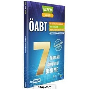 2020 Öabt Elzem Serisi Din Kültürü ve Ahlak Bilgisi Çözümlü 7 Deneme-DDY Yayınları