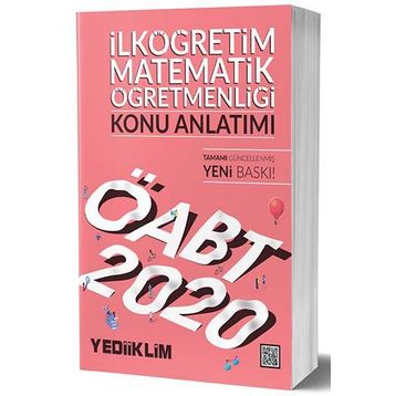 2020 ÖABT İlköğretim Matematik Öğretmenliği Konu Anlatımı Yediiklim Yayınları