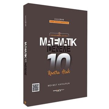 2020 TYT Yeni Nesil Kontra Atak Tamamı Video Çözümlü Matematik 10 Deneme-Marka Yayınları