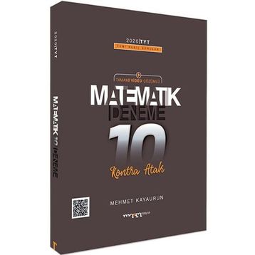 2020 TYT Yeni Nesil Kontra Atak Tamamı Video Çözümlü Matematik 10 Deneme-Marka Yayınları