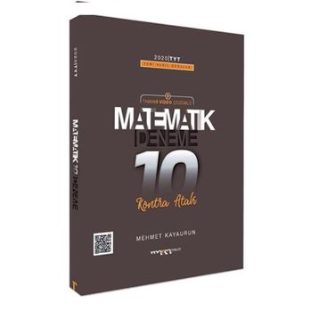 2020 TYT Yeni Nesil Kontra Atak Tamamı Video Çözümlü Matematik 10 Deneme-Marka Yayınları