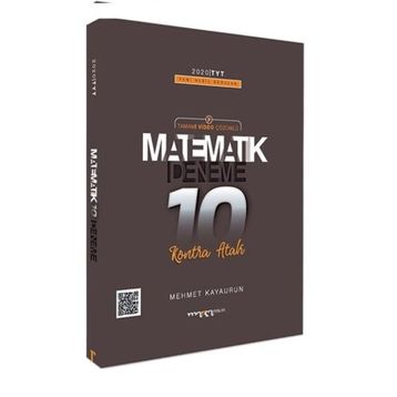 2020 TYT Yeni Nesil Kontra Atak Tamamı Video Çözümlü Matematik 10 Deneme-Marka Yayınları