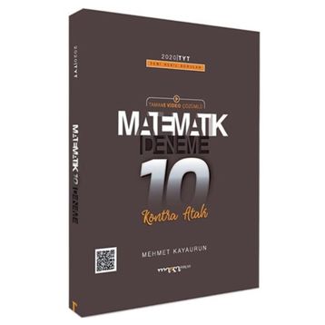 2020 TYT Yeni Nesil Kontra Atak Tamamı Video Çözümlü Matematik 10 Deneme-Marka Yayınları