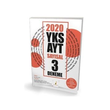 2020 YKS AYT Sayısal 3 Deneme Sınavı Kollektif Pelikan Tıp Teknik Yayınları