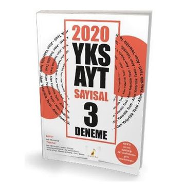 2020 YKS AYT Sayısal 3 Deneme Sınavı Kollektif Pelikan Tıp Teknik Yayınları