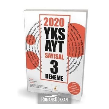 2020 YKS AYT Sayısal 3 Deneme Sınavı Kollektif Pelikan Tıp Teknik Yayınları