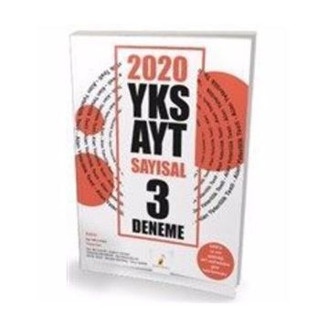 2020 YKS AYT Sayısal 3 Deneme Sınavı Kollektif Pelikan Tıp Teknik Yayınları