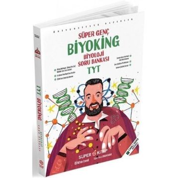 2020 YKS TYT Biyoloji Soru Bankası Biyoking Süper Genç Serisi-Süper Kitap Yayınları