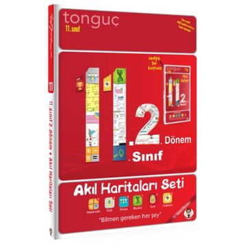 2021 11. Sınıf 2. Dönem 11.2 Akıl Haritaları Seti-Tonguç Akademi Yayınları