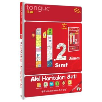 2021 11. Sınıf 2. Dönem 11.2 Akıl Haritaları Seti-Tonguç Akademi Yayınları