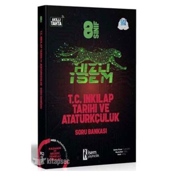 2021 8. Sınıf Hızlı İsem İnkılap Tarihi Ve Atatürkçülük Soru Bankası-İsem Yayıncılık