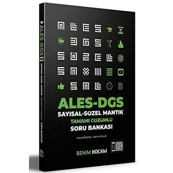 2021 ALES DGS Sayısal Sözel Mantık Soru Bankası-Benim Hocam Yayınları