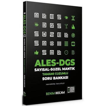 2021 ALES DGS Sayısal Sözel Mantık Soru Bankası-Benim Hocam Yayınları