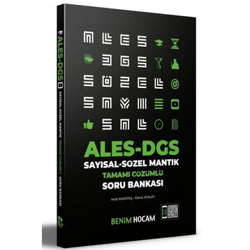 2021 ALES DGS Sayısal Sözel Mantık Soru Bankası-Benim Hocam Yayınları