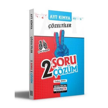 2021 AYT Kimya Çözeltiler 2 Soru Çözüm Pragmatik Serisi